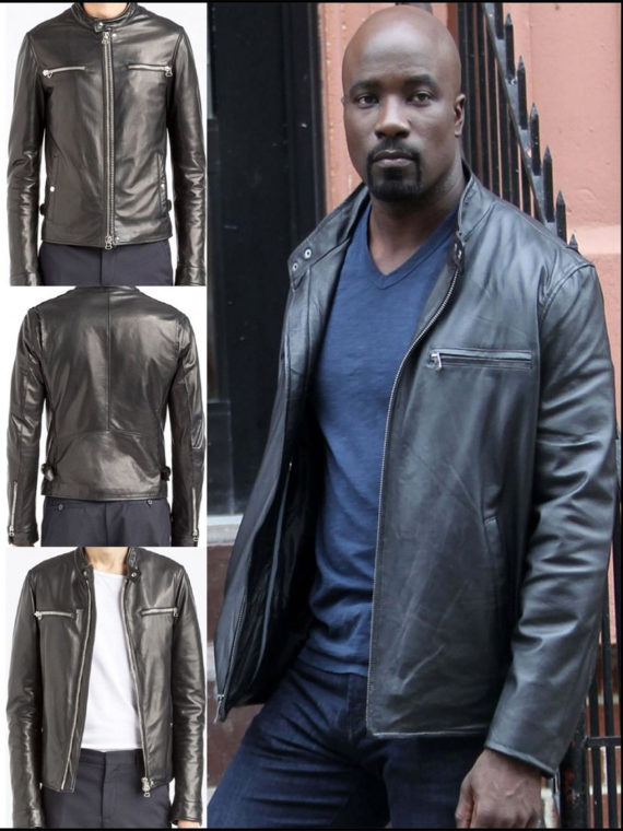 Mike Colter The Defenders Leather Jacket