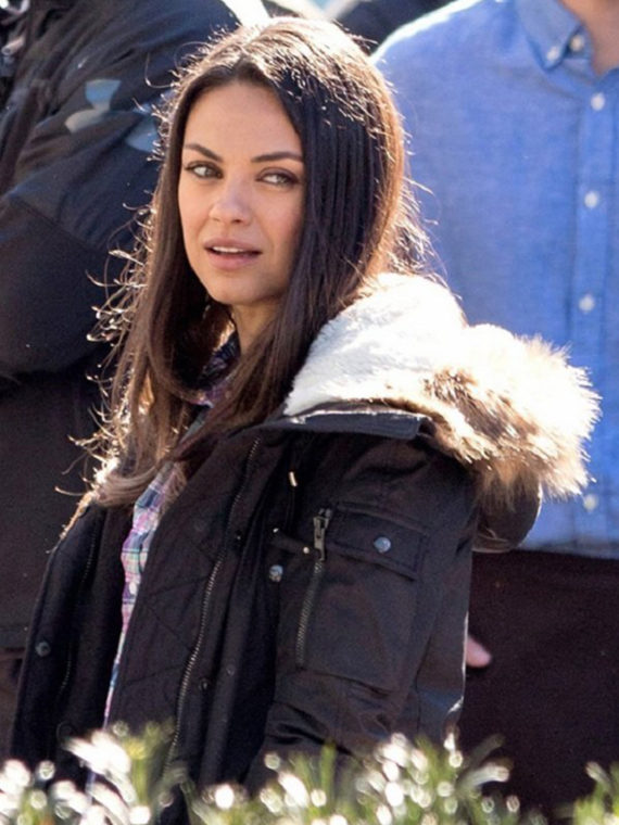 Mila Kunis Bad Black Jacket