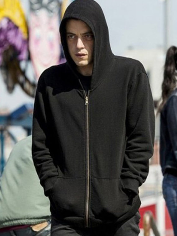 Mr. Robot Rami Malek Hoodie Jacket