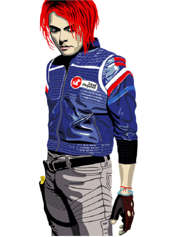 My Chemical Romance Party Poison Blue Jacket