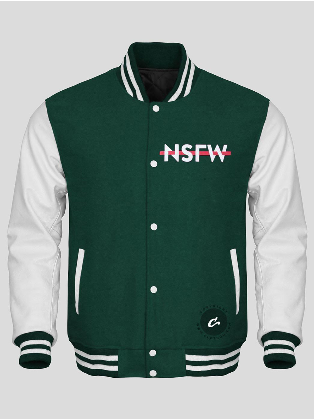 Not Safe For Work Varsity Jacket