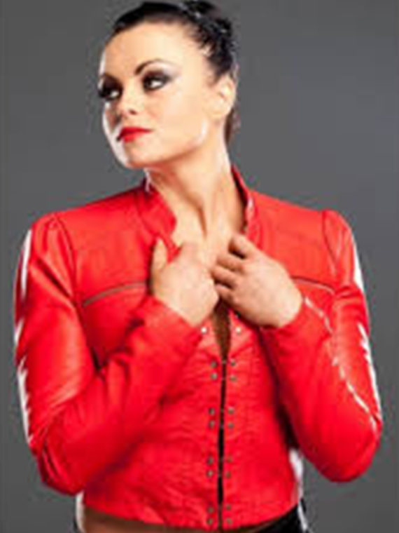 Red WWE Diva Aksana Jacket