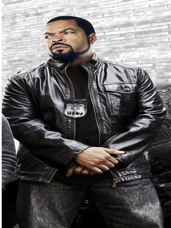 Ride Along Payton Ice Cube James Black Leather Jacket