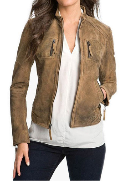 The Vampire Diaries Season 4 Elena Leather Jacket