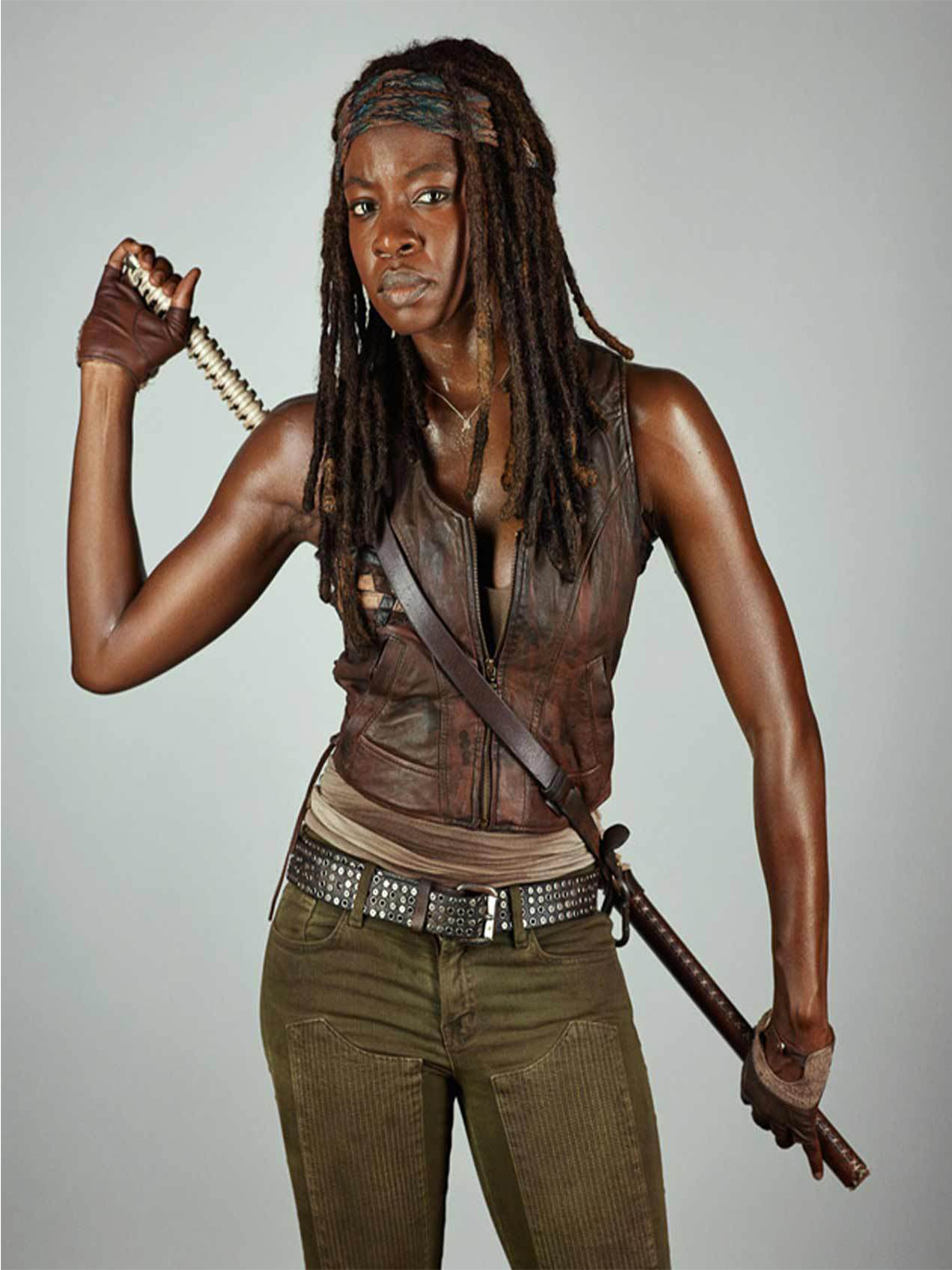 The Walking Dead Danai Gurira Michonne Leather Vest