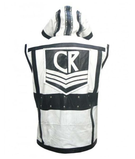 WWE Cody Rhodes White Leather Vest