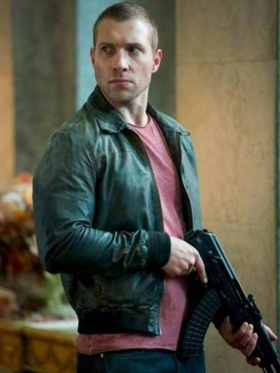 A Good Day To Die Hard Jai Courtney Leather Jacket