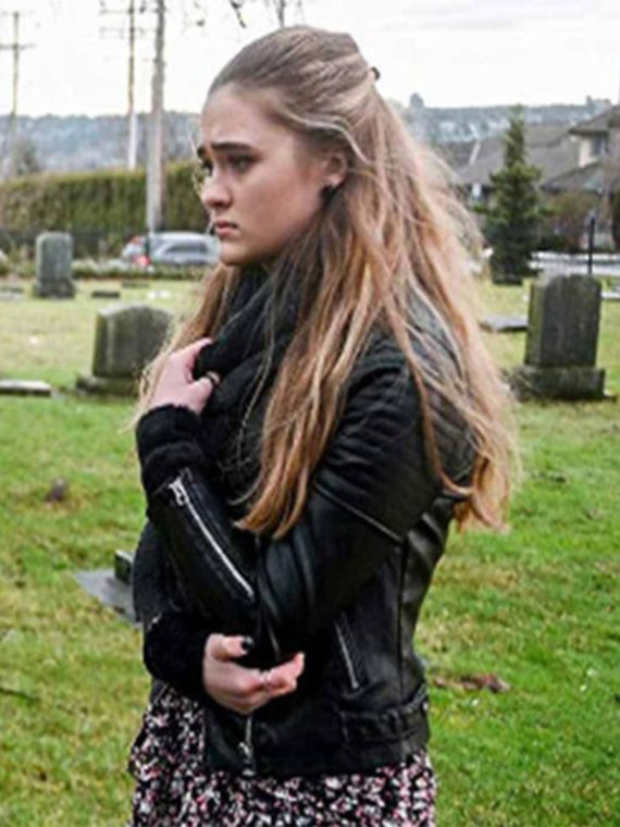 A Million Little Things Lizzy Greene Leather Jacket - Image 2