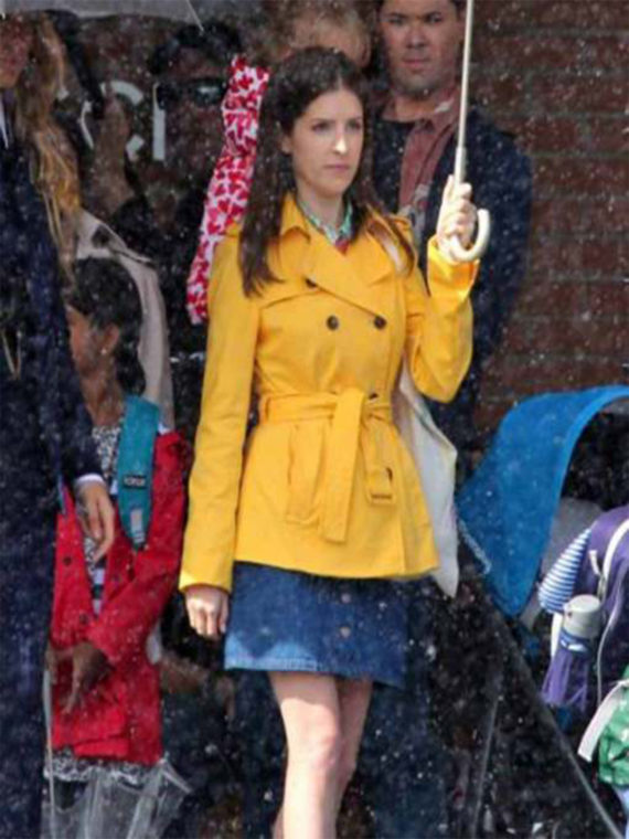 A Simple Favor Anna Kendrick Double Breasted Yellow Jacket