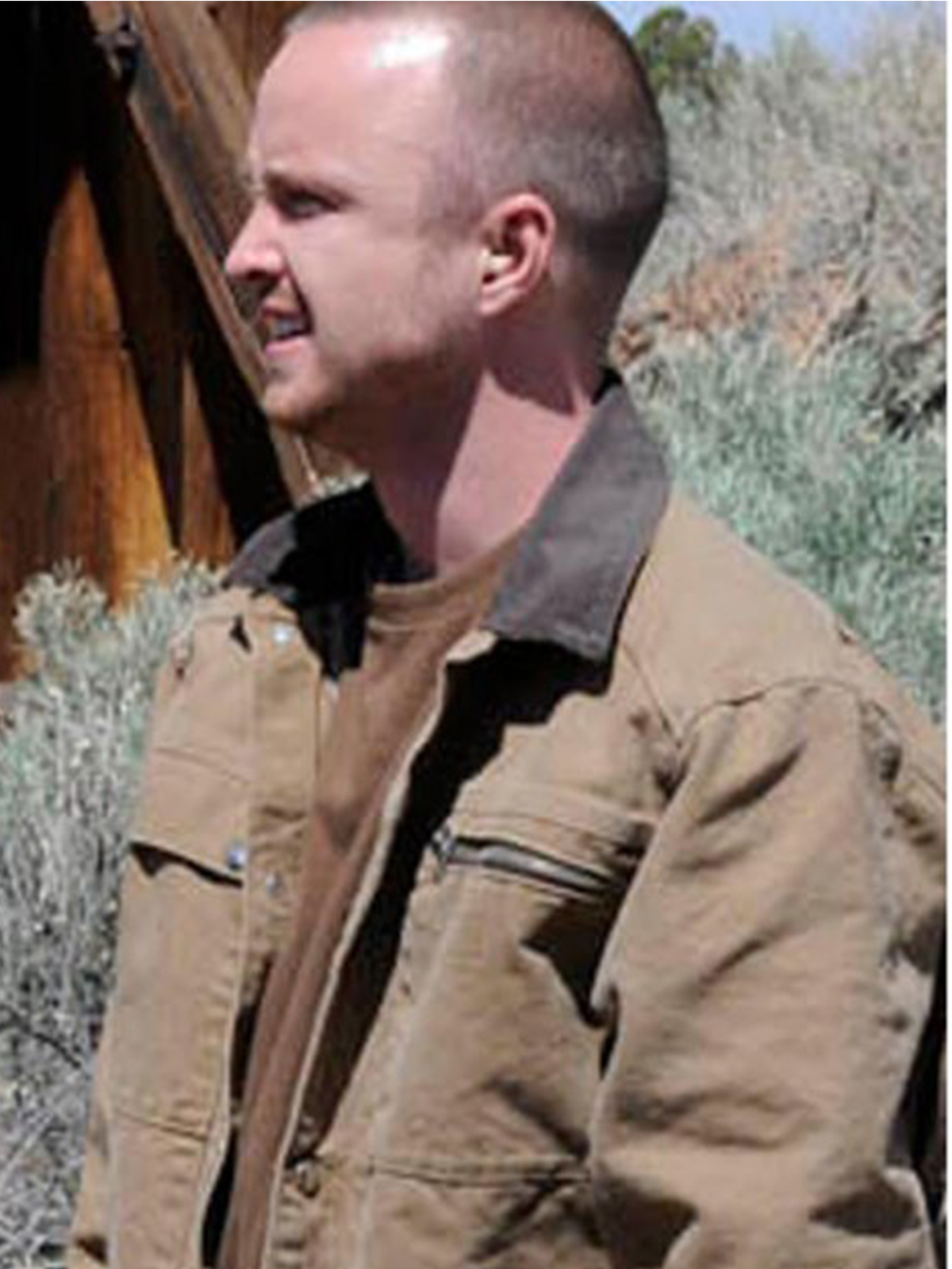 Aaron Paul Breaking Bad Brown Cotton Jacket