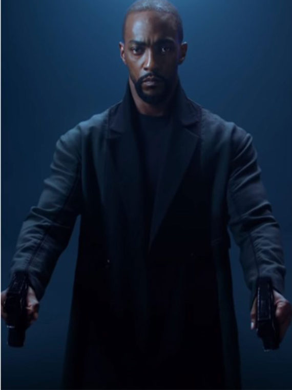 Altered Carbon Season 02 Anthony Mackie Black Coat