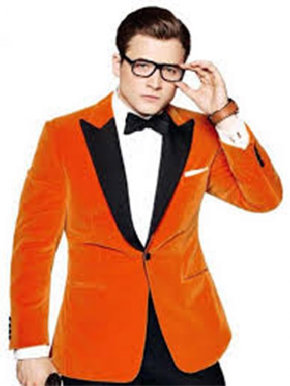 Kingsman The Golden Circle Orange Tuxedo - Image 2