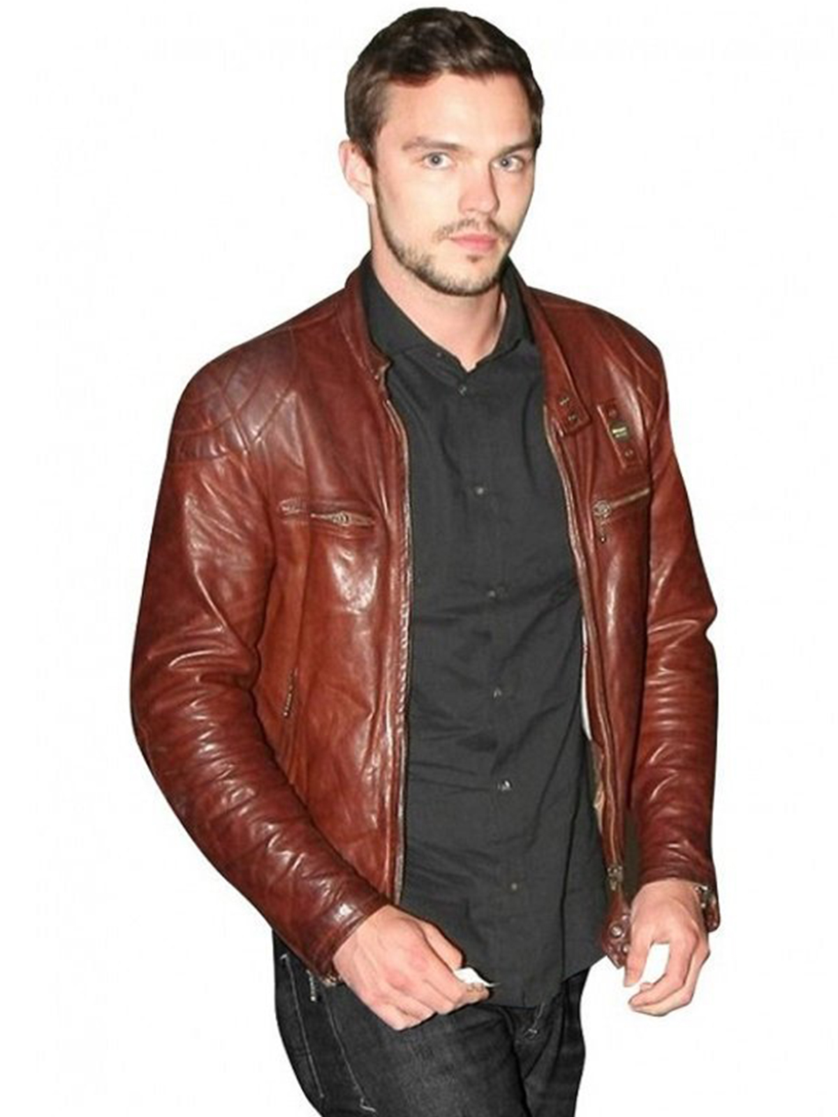 Nicholas Hoult Mad Max Fury Road Leather Jacket