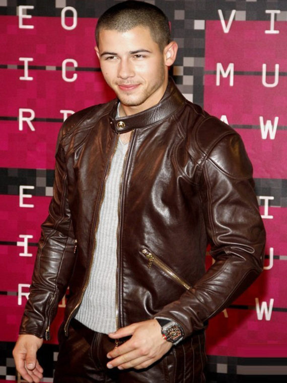 Nick Jonas Brown Jacket