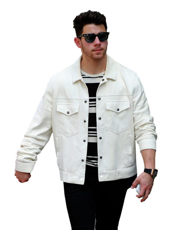 Nick Jonas Classic Cotton Jacket