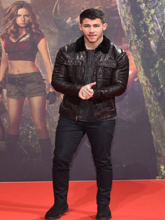 Nick Jonas Jumanji Premiere Jacket