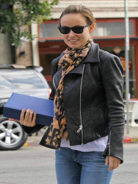 Olivia Wilde Leather Jacket