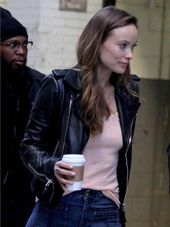 Olivia Wilde Vinyl Devon Jacket