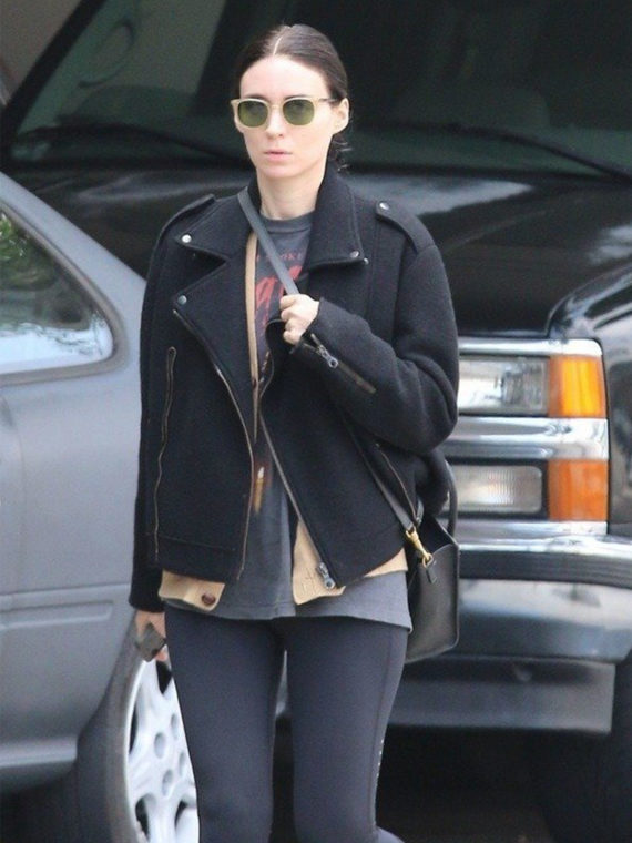 Patricia Rooney Mara Wool Black Jacket