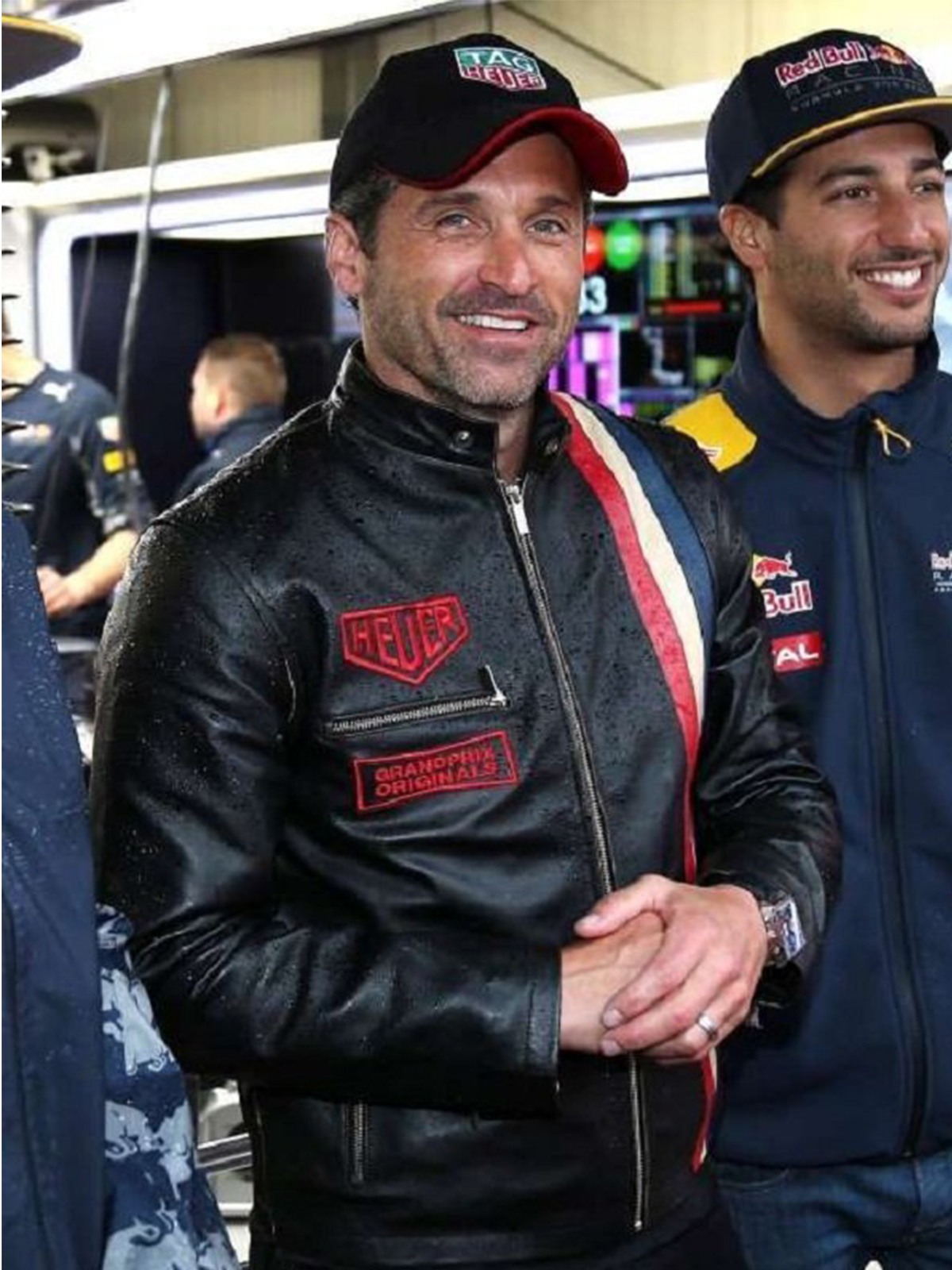 Patrick Dempsey Formula 1 Grand Leather Jacket