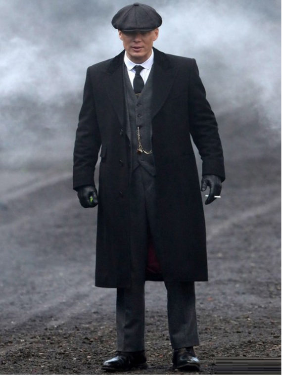 Peaky Blinders Cillian Murphy Black Coat - Image 3