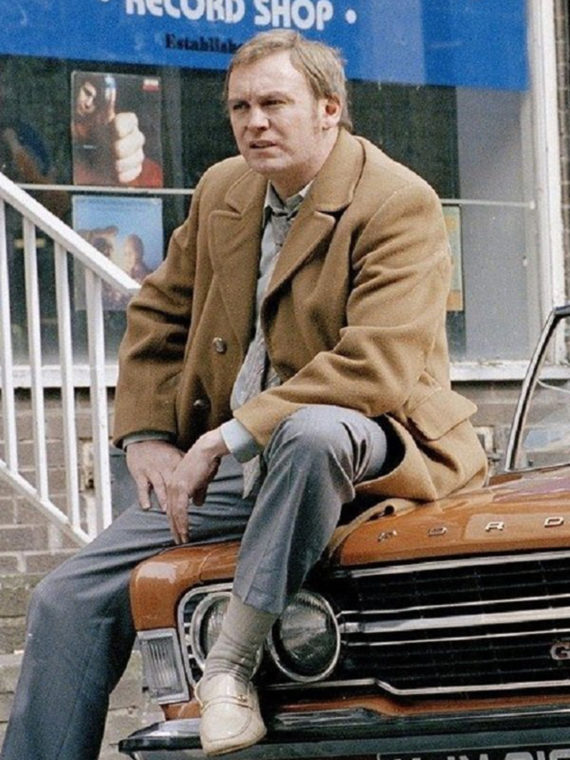 Philip Glenister Life Mars Wool Trench Coat