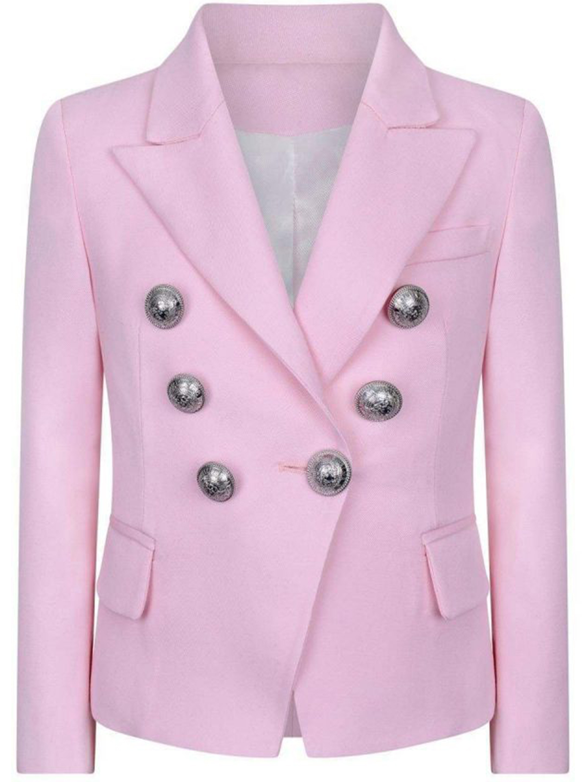 Pink hue Color Classic Blazer Girl