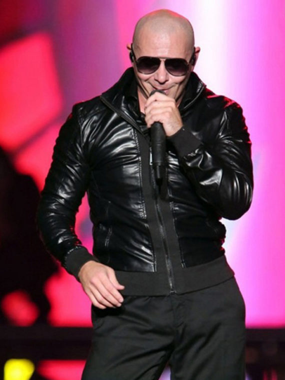 Pitbull Black Leather Jacket