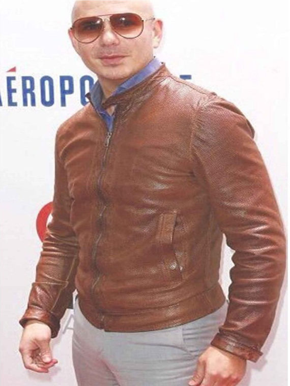 Pitbull Brown Leather Jacket