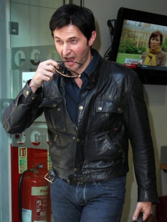 Richard Castle Nathan Fillion Black Leather Jacket