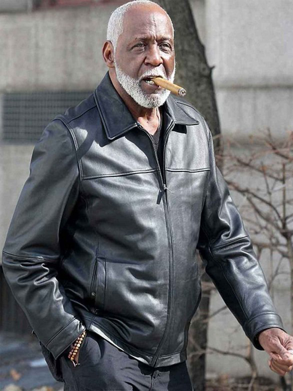 Richard Roundtree Shaft Leather Jacket