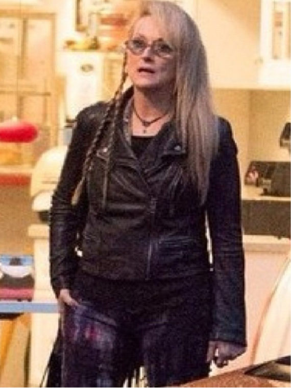 Ricki And The Flash Meryl Streep Black Leather Jacket