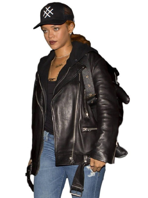 Rihanna Motorcycle Jacket