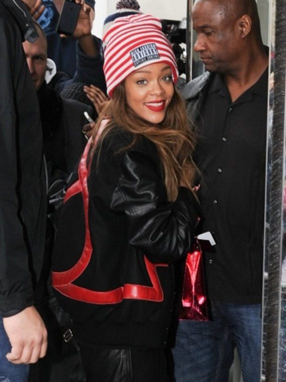 Rihanna Valentine Day Varsity Jacket