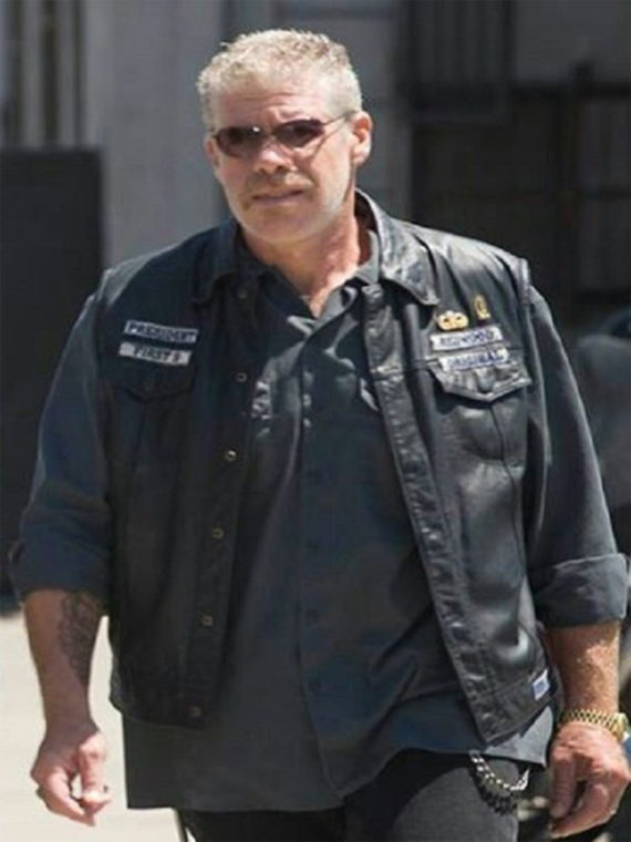 Ron Perlman TV Series Sons of Anarchy Leather Vest