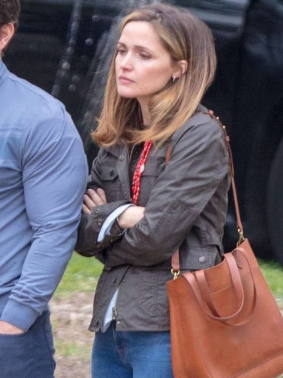 Rose Byrne Instant Black Cotton Jacket