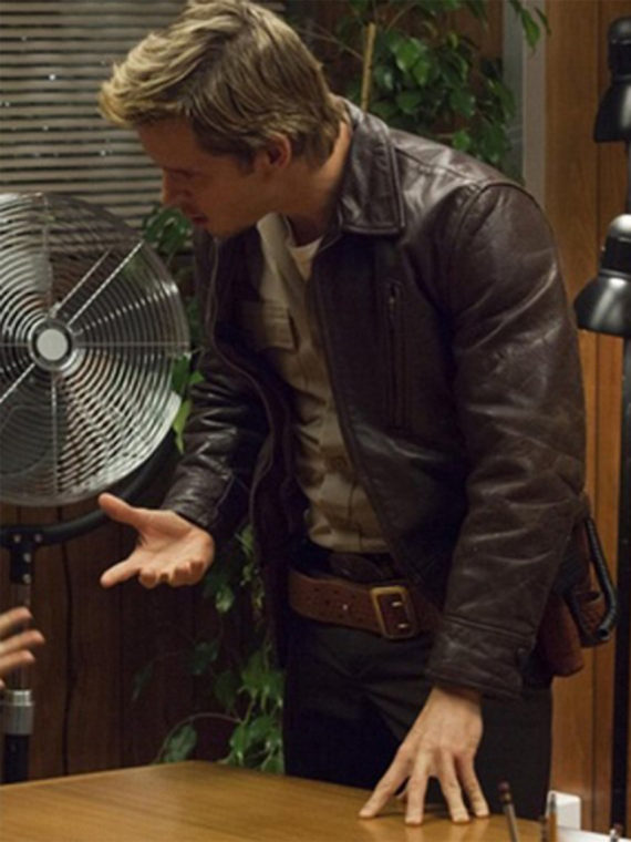 Ryan Kwanten True Blood Brown Jacket