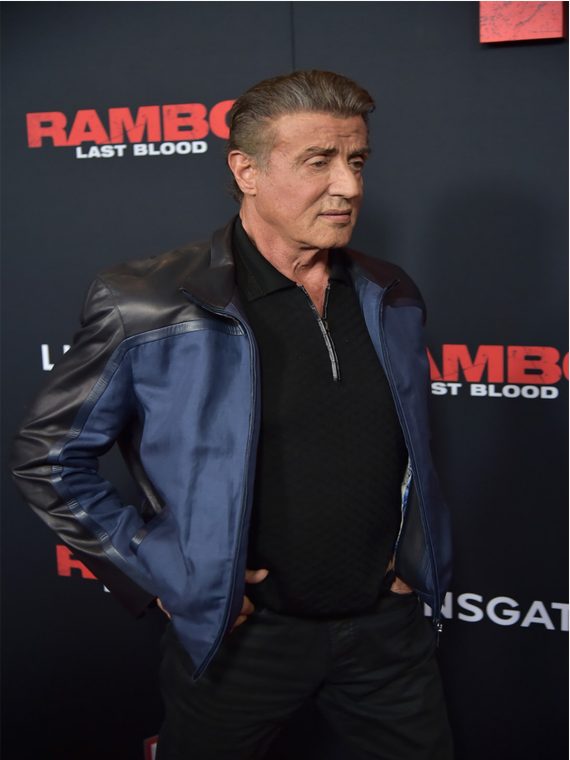 SYLVESTER STALLONE RAMBO LAST BLOOD PREMIERED JACKET