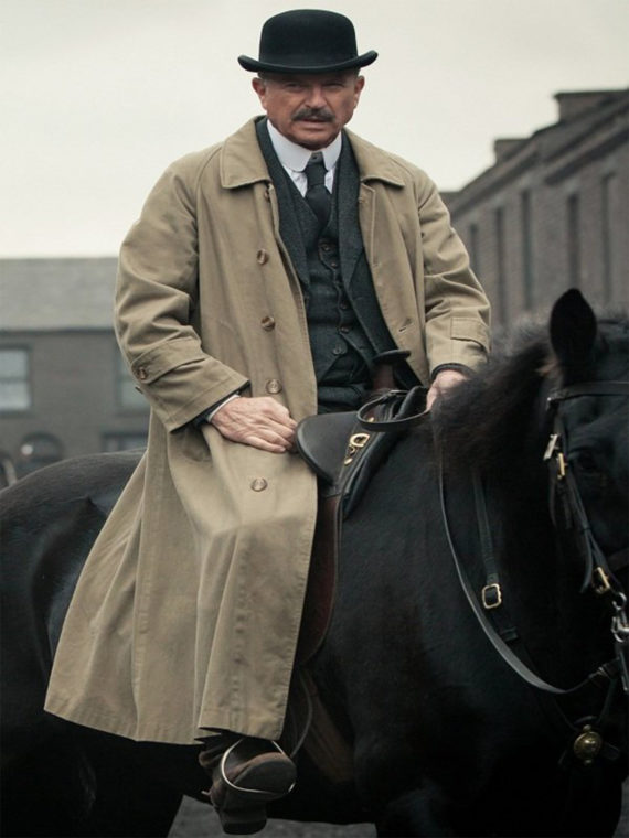 Sam Neill Peaky Blinders Trench Coat