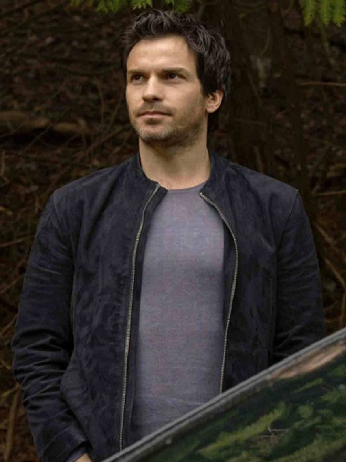 Santiago Cabrera Salvation Suede Leather Jacket