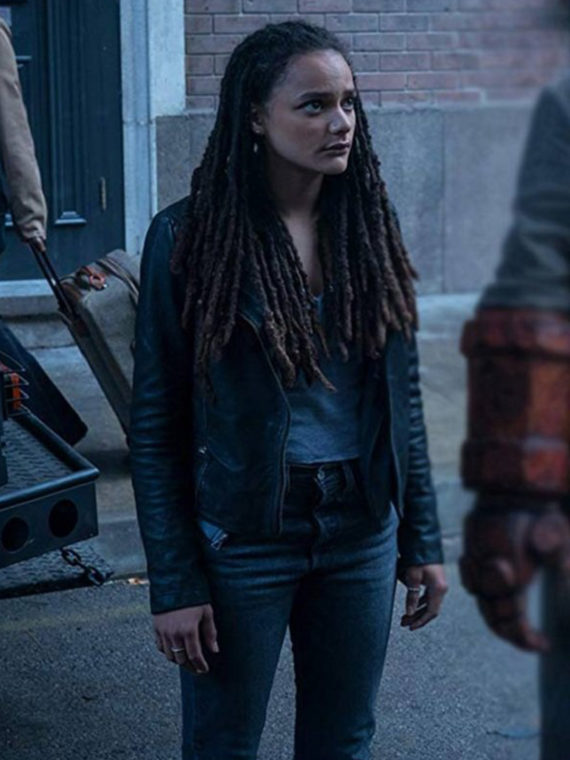 Sasha Lane Kim Hellboy Jacket