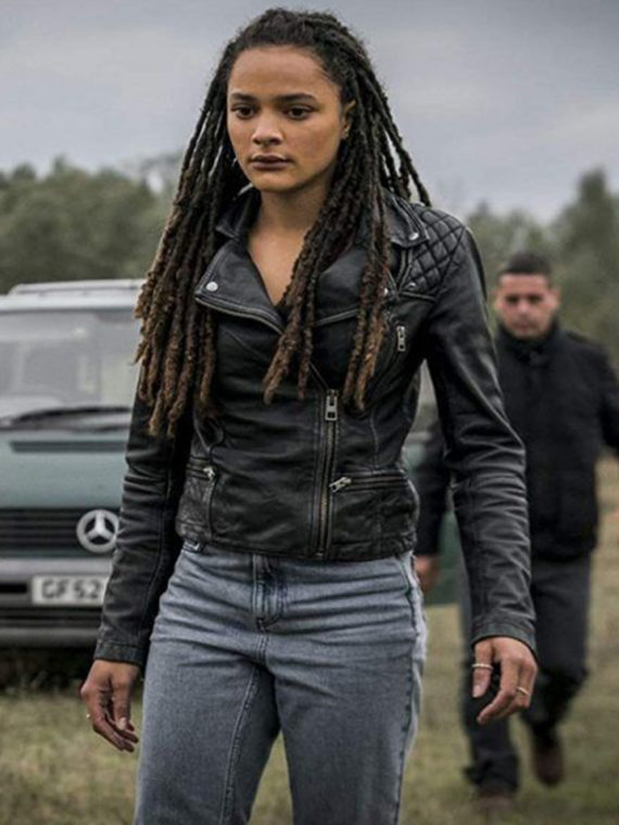 Sasha Lane Kim Hellboy Leather Jacket