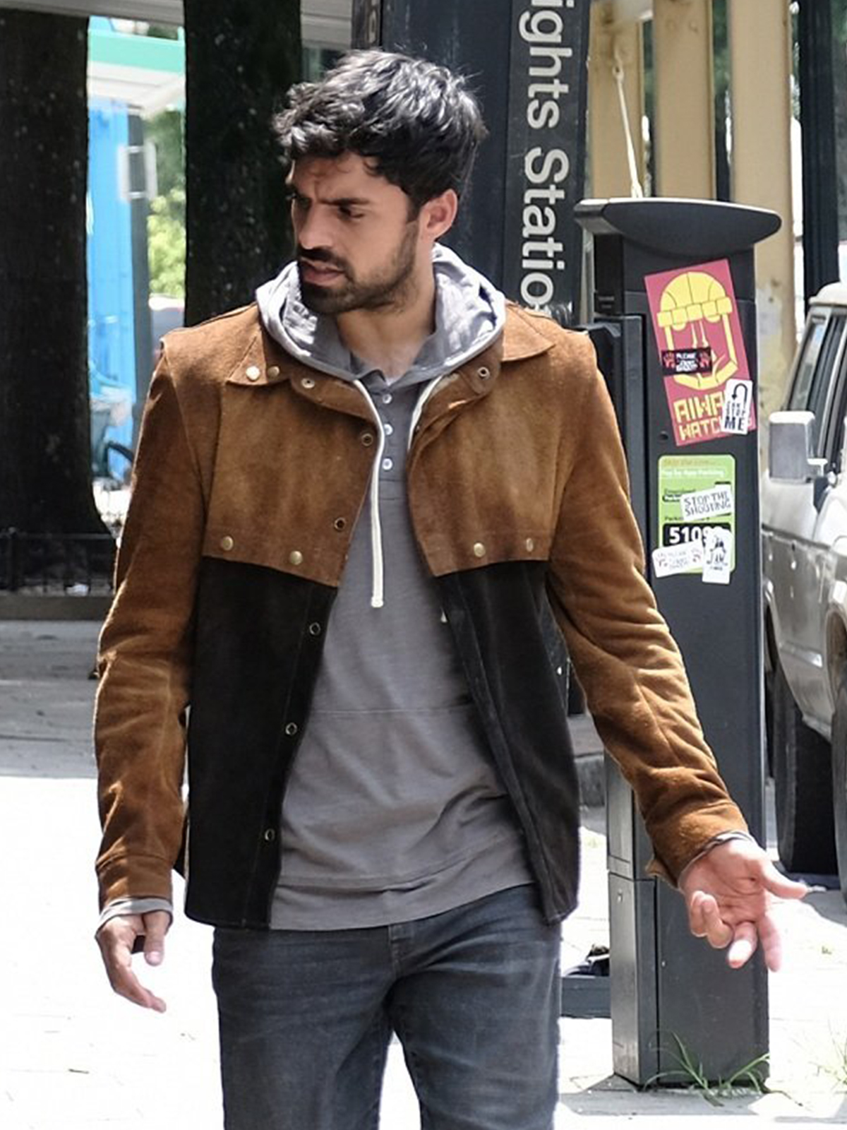 Sean Teale The Brown Suede Jacket