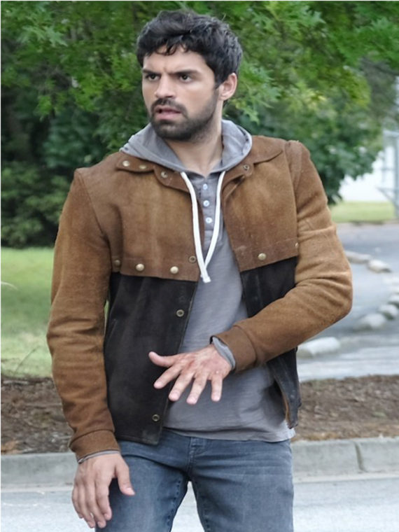 Sean Teale The Gifted Brown Jacket