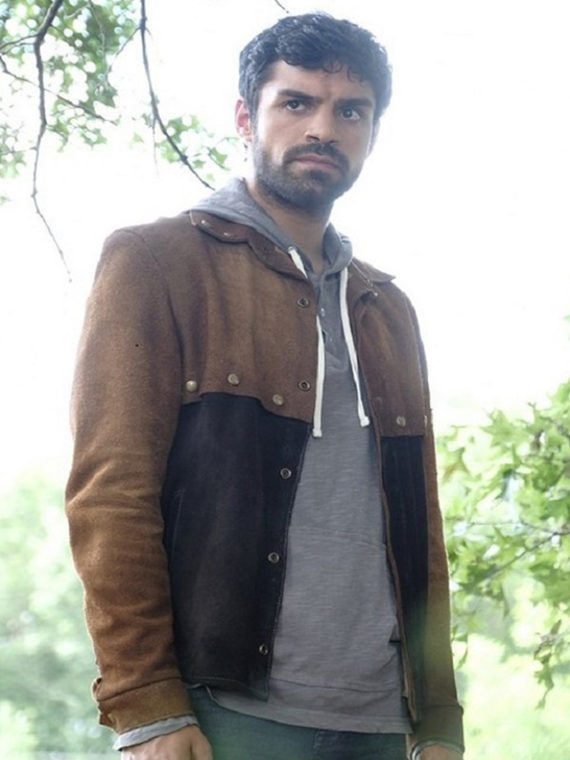 Sean Teale The Gifted Brown Suede Jacket