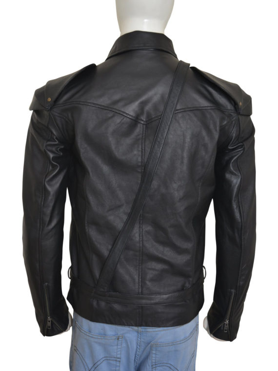 Shannara Aaron Jakubenko Black Leather Jacket