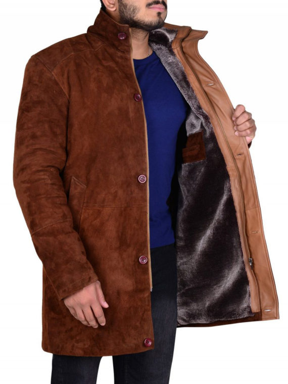 Sheriff Walt Longmire Leather Long Coat