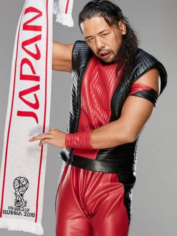 Shinsuke Nakamura Red Black Vest