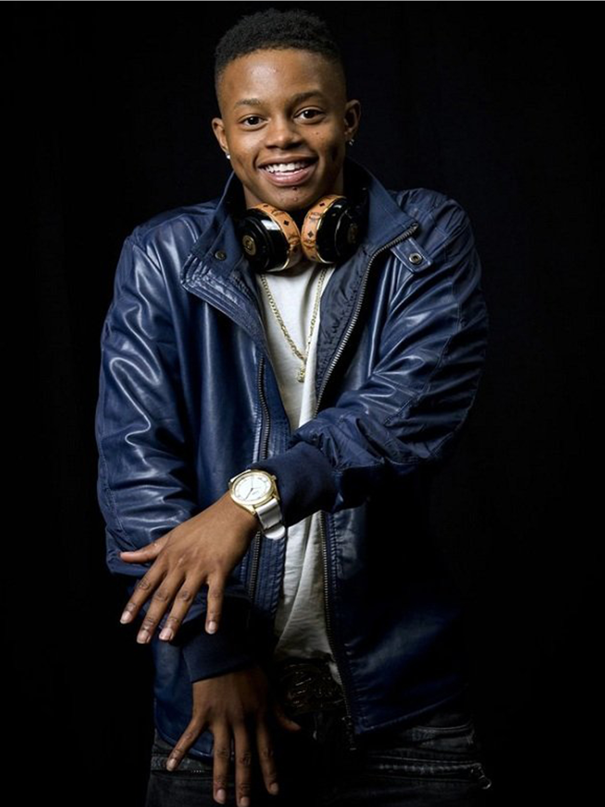 Silentó Blue Bomber Jacket