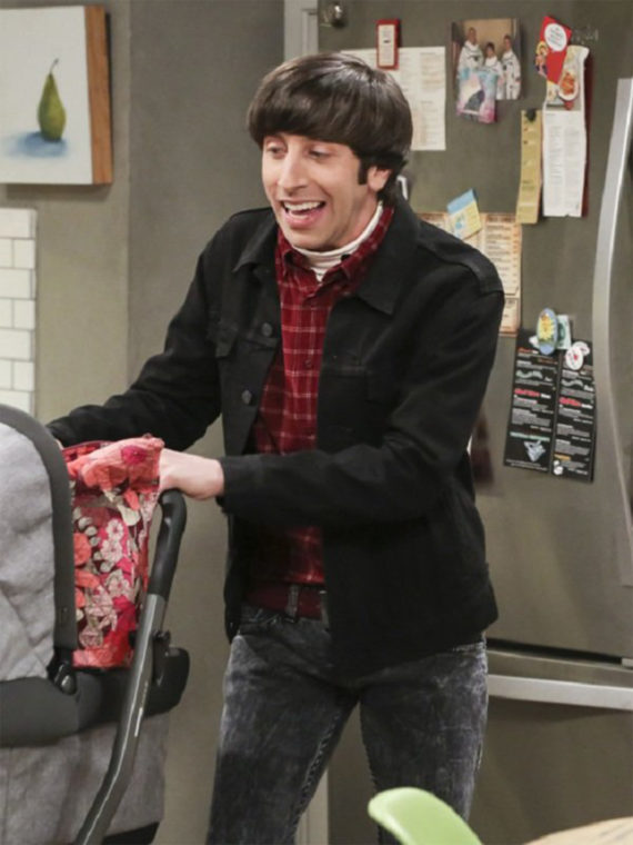 Simon Helberg The Big Bang Theory Black Jacket